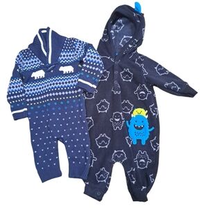 Two Warm Baby Boy Onsies